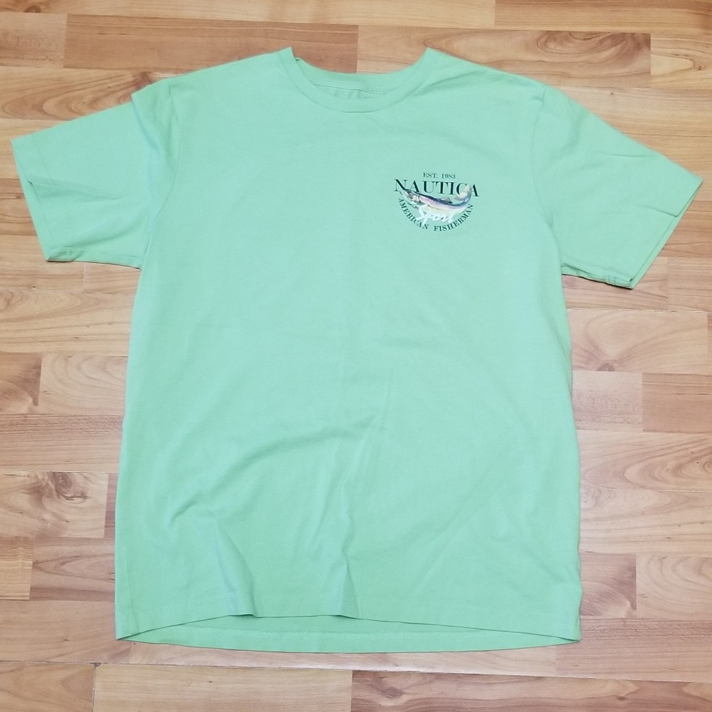 Men's Nautica Front and back graphic Tee